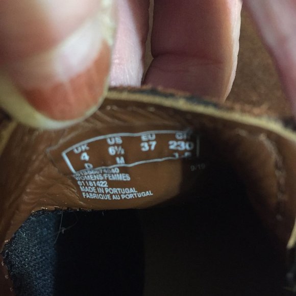 Clark Brown Rust Suede Ankle Booties Boots Shoe Size 6.5 Slip in on - Picture 9 of 10